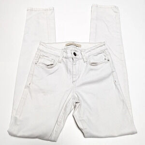 Joe's Jeans Curvy Straight White Pennie Jeans Size 24